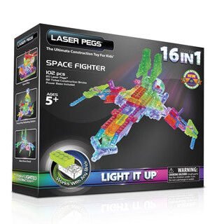 Laser Pegs Space Fighter 16 in 1